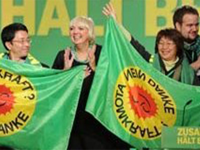 2012 ドイツ緑の党大会でエール交換